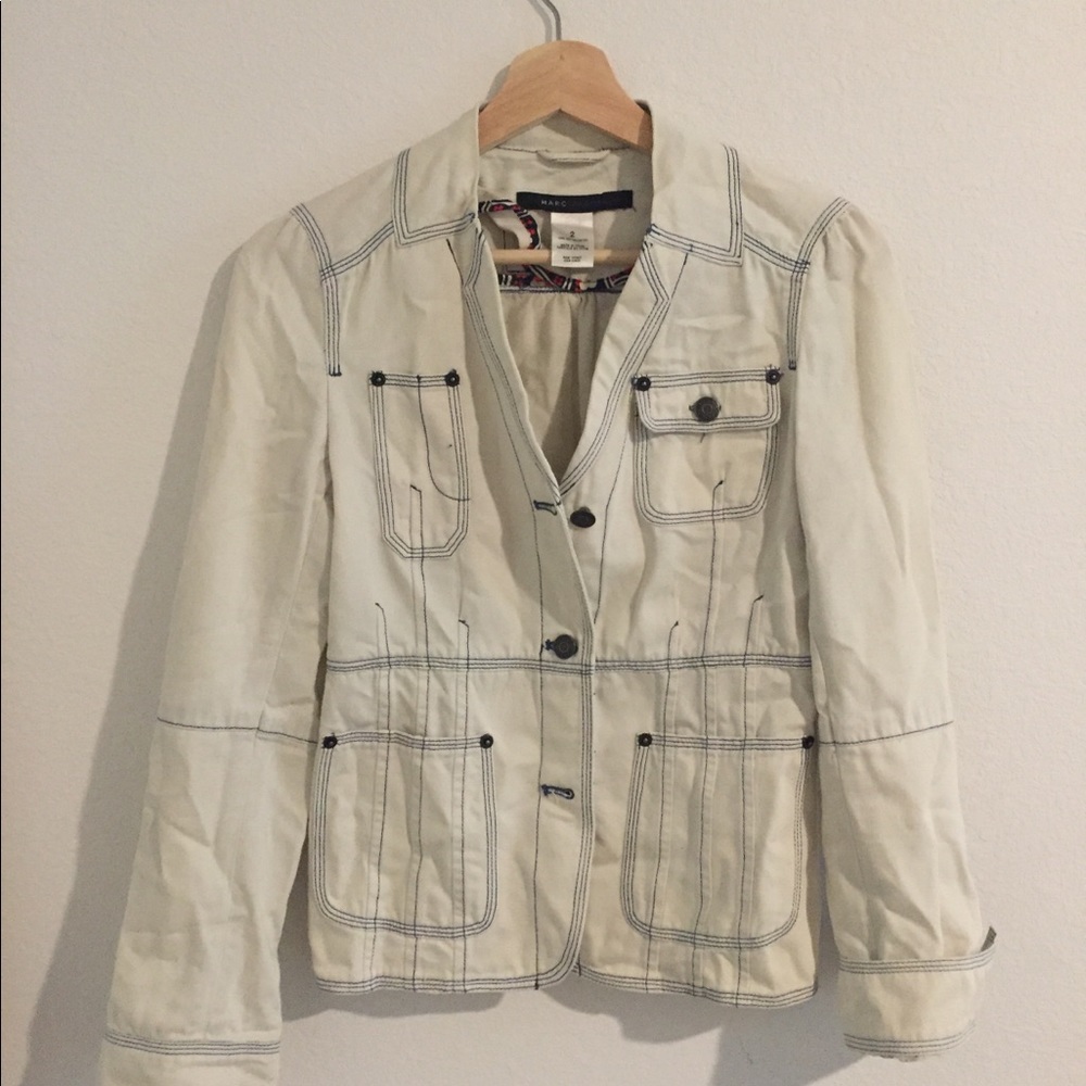 Marc Jacobs White Denim Jacket